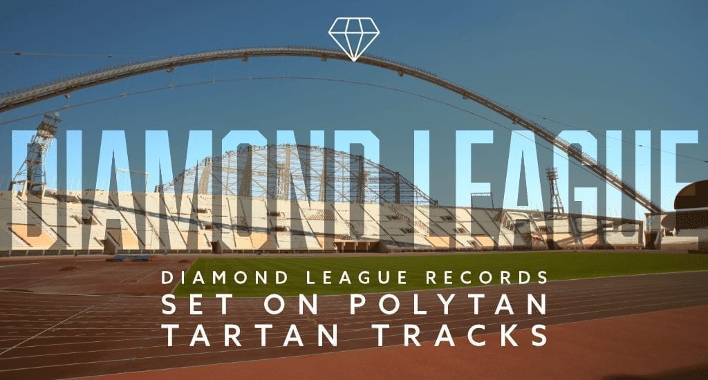 Diamond League records set on Polytan tartan tracks