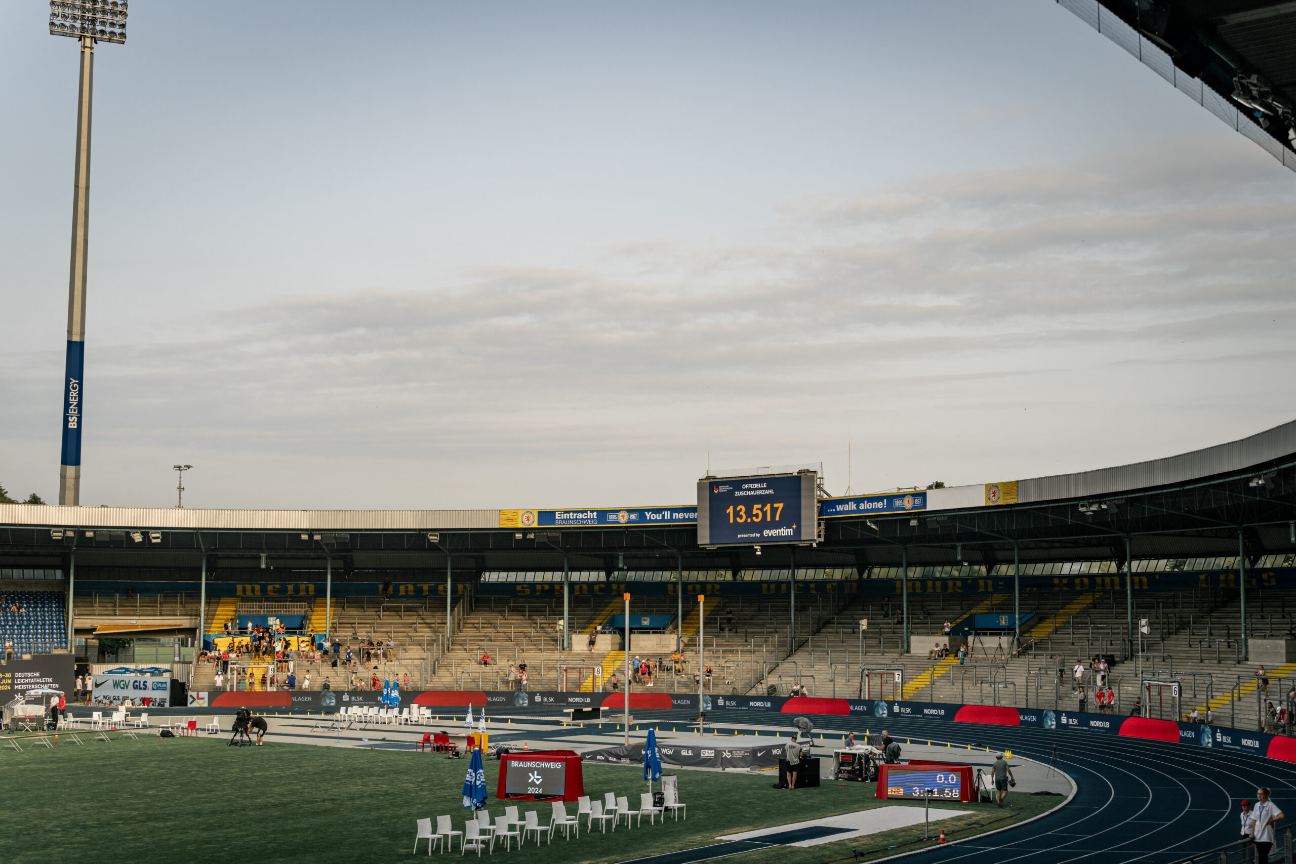 13517 Zuschauer, GER, Leichtathletik, Athletics, Deutsche Meisterschaften, 29.06.2024, 

Foto: Eibner-Pressefoto/Stefan Mayer